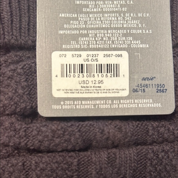 Aerie Charcoal Over the Knee Socks new - Picture 5 of 5